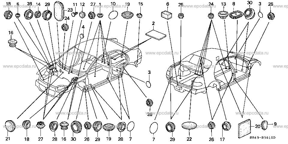 Parts scheme