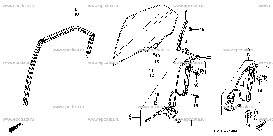 Parts scheme