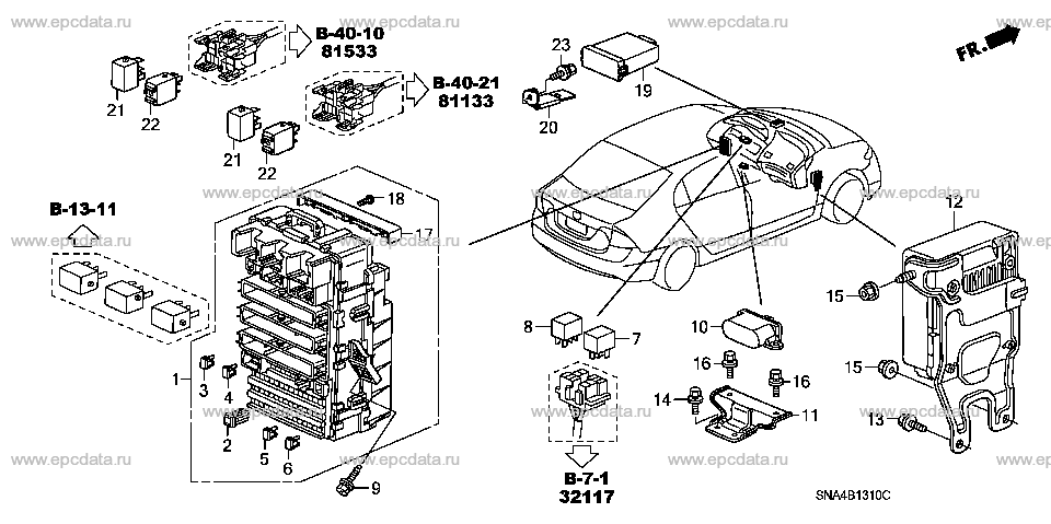 Parts scheme