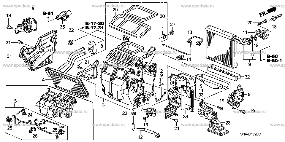 Parts scheme