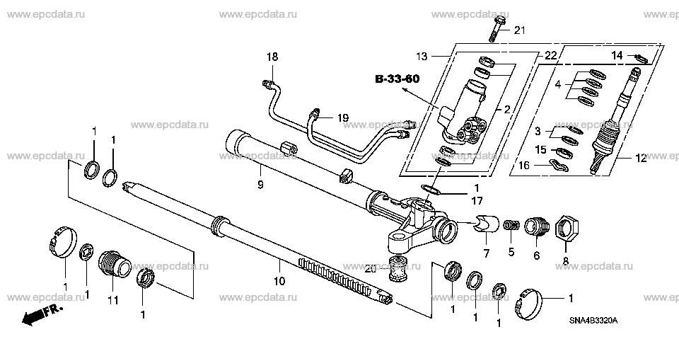 Parts scheme