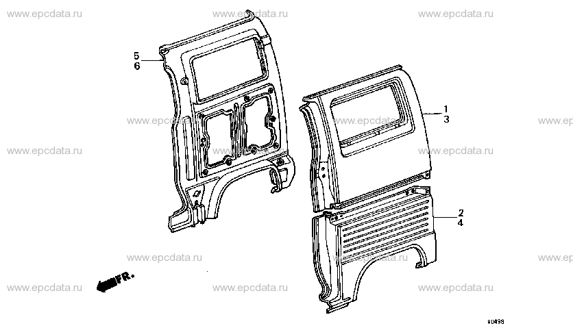 Parts scheme