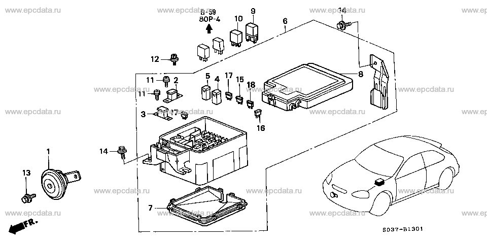 Parts scheme