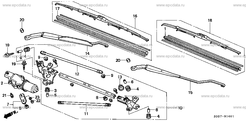 Parts scheme