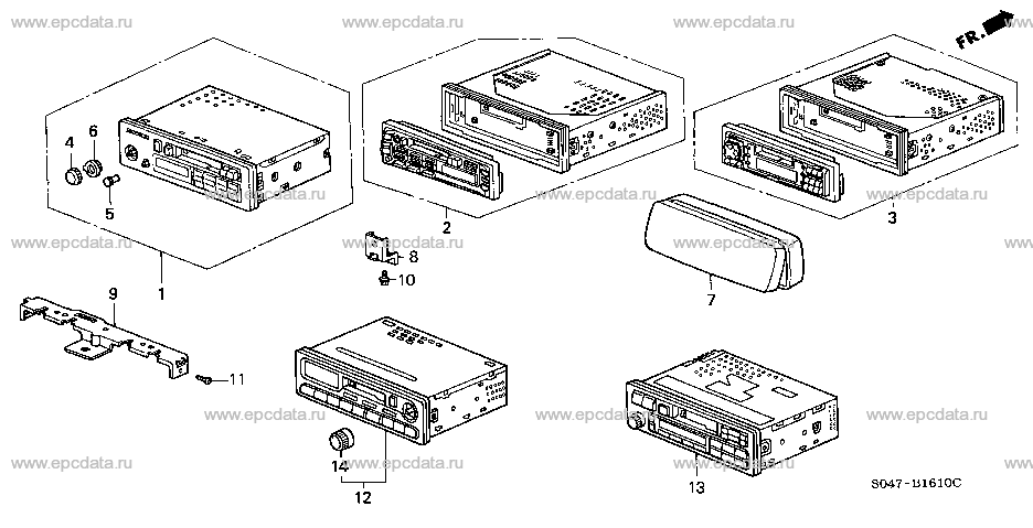 Parts scheme