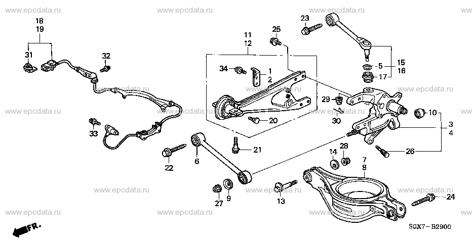 Parts scheme