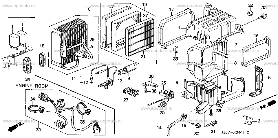 Parts scheme