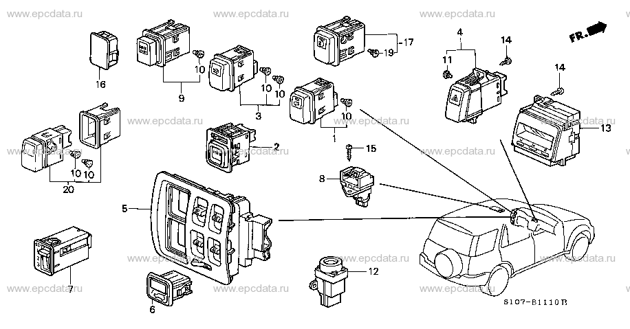 Parts scheme