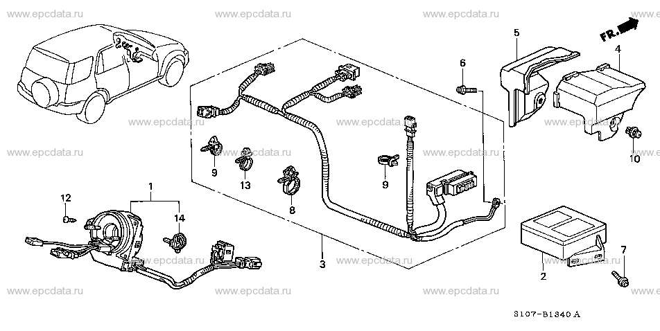 Parts scheme