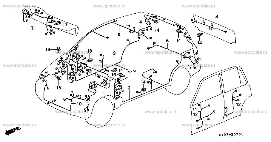 Parts scheme