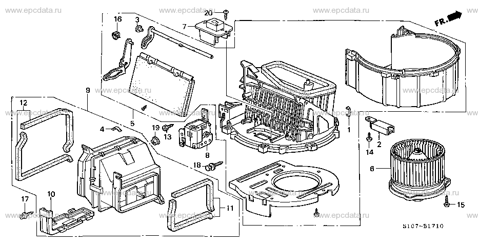 Parts scheme