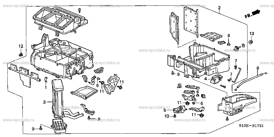 Parts scheme