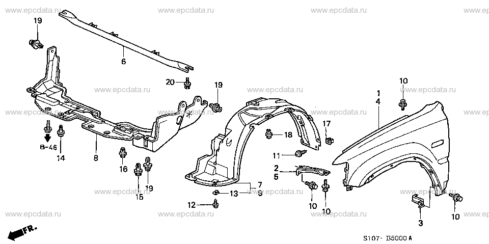 Parts scheme