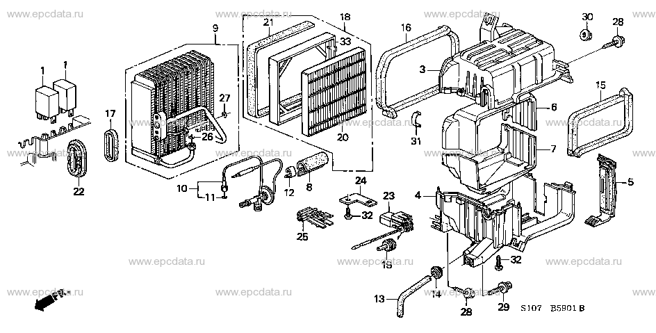 Parts scheme