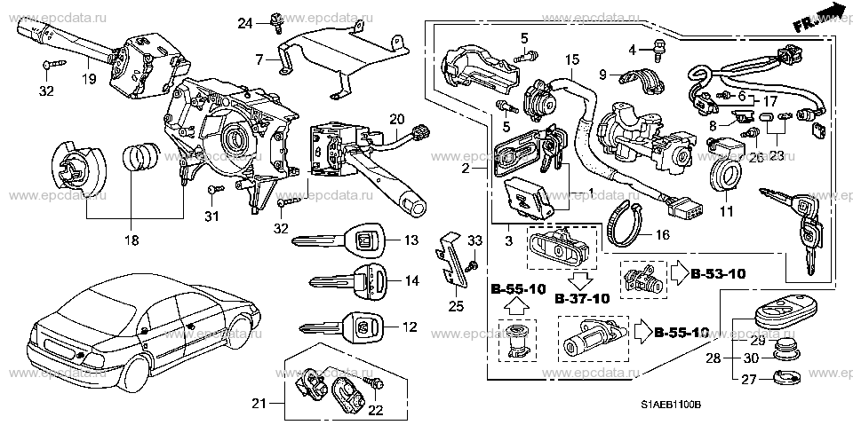 Parts scheme