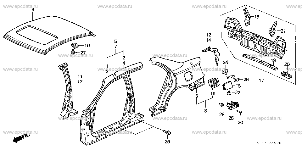 Parts scheme