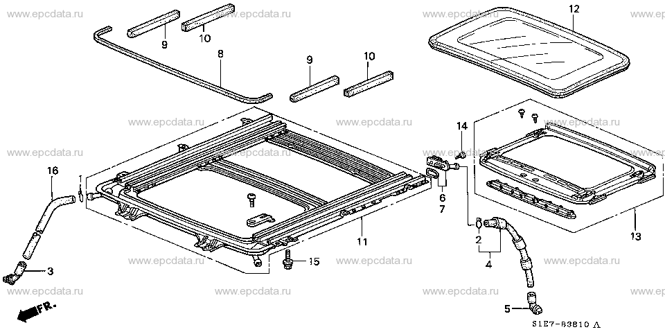 Parts scheme