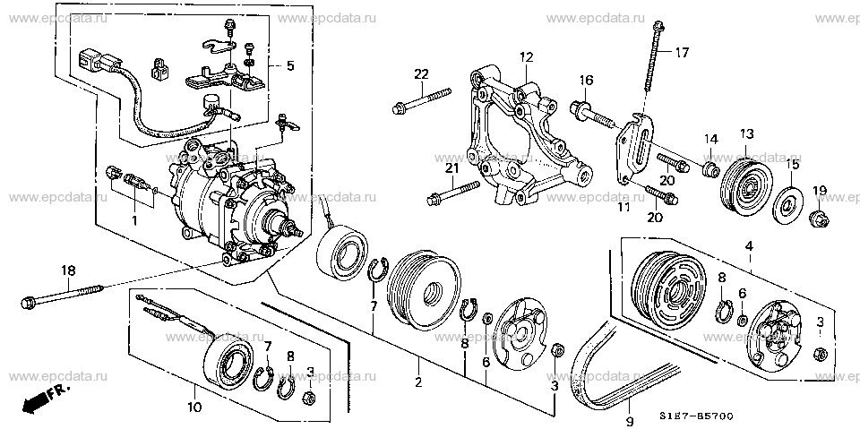 Parts scheme