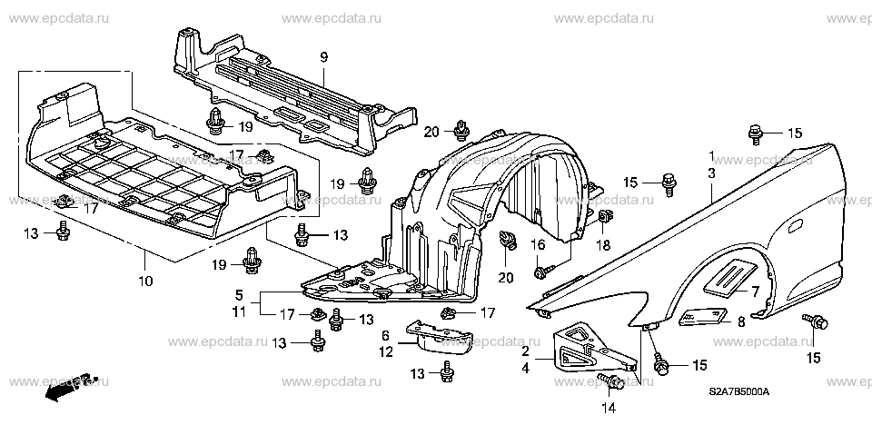 Parts scheme