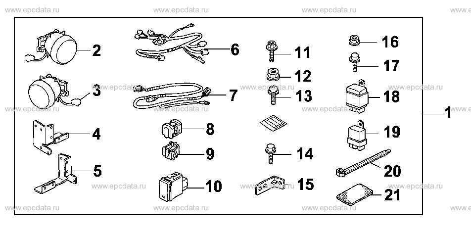 Parts scheme