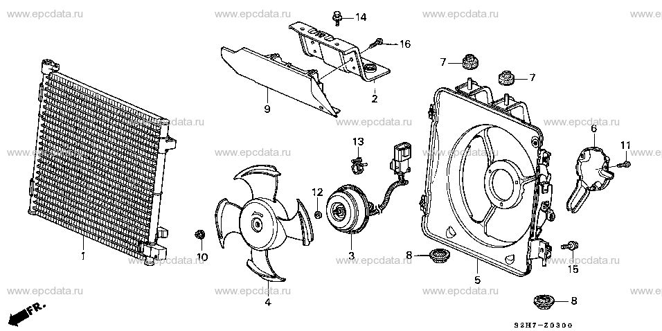 Parts scheme