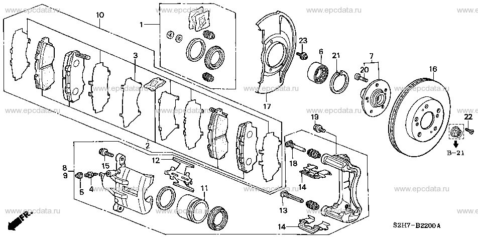 Parts scheme