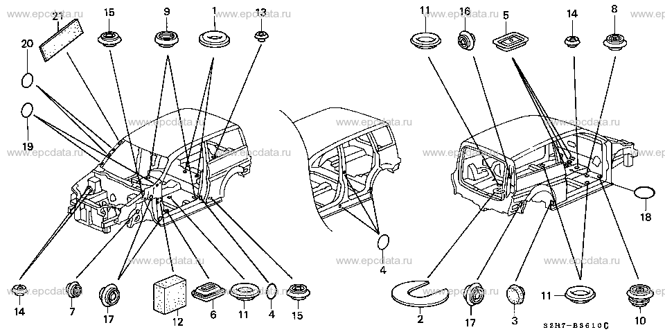 Parts scheme