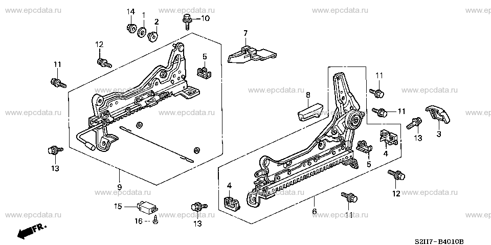 Parts scheme