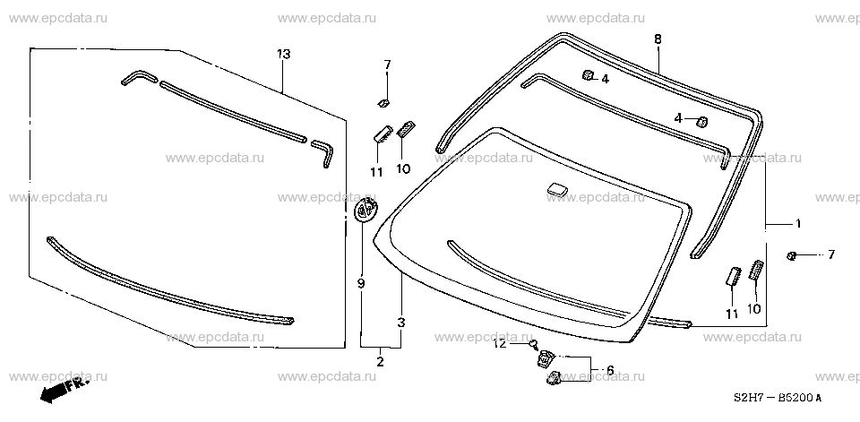 Parts scheme