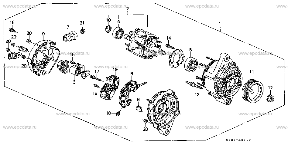 Parts scheme