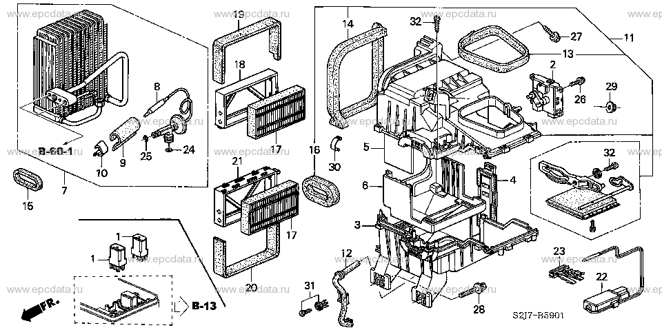 Parts scheme