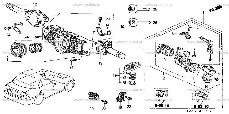 Parts scheme