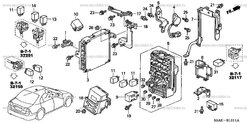 Parts scheme