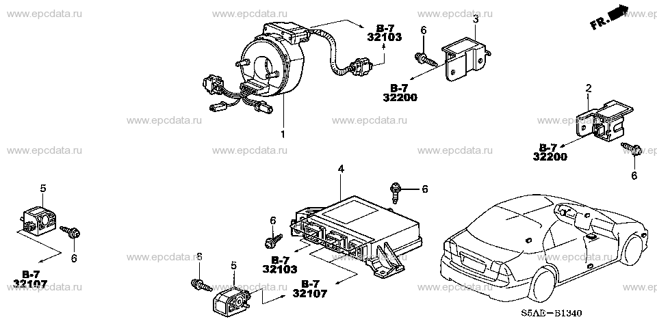 Parts scheme