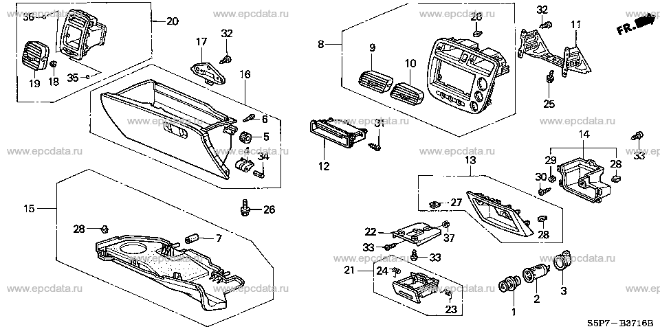 Parts scheme