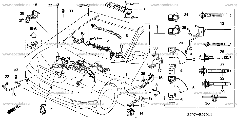 Parts scheme