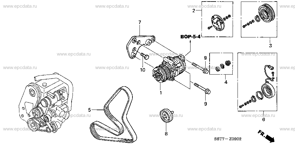 Parts scheme