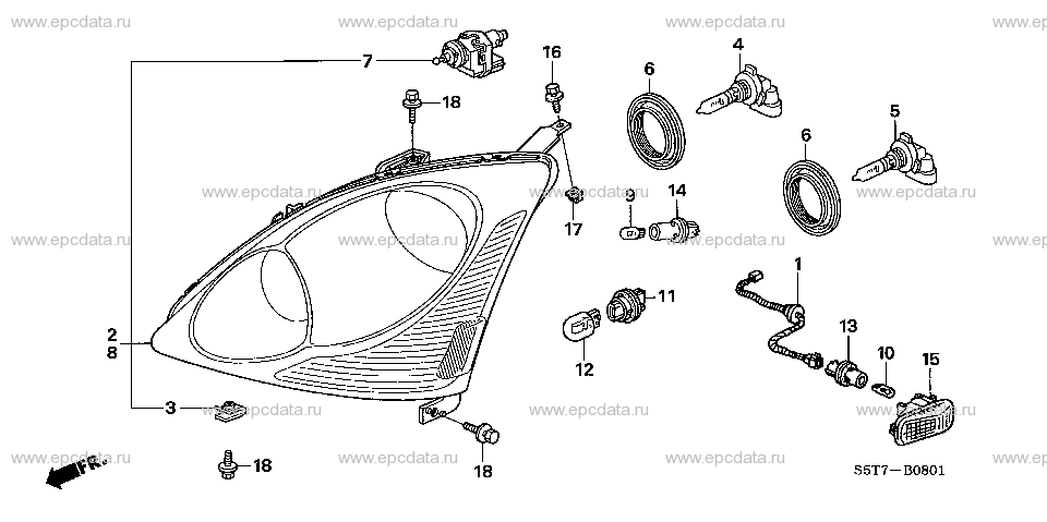 Parts scheme