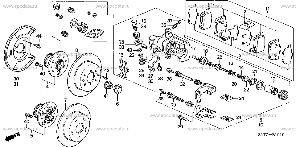 Parts scheme