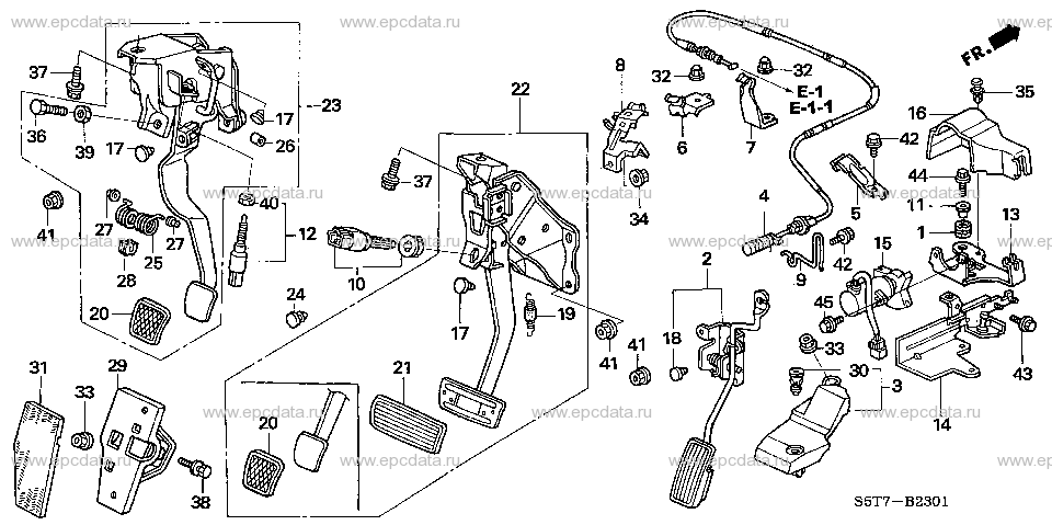 Parts scheme