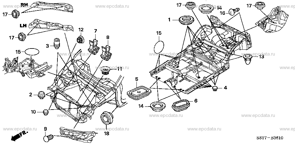 Parts scheme