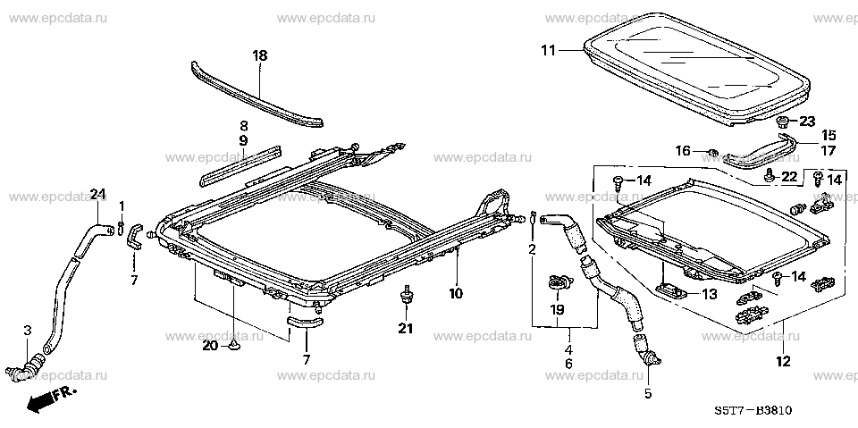 Parts scheme