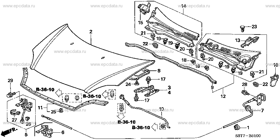 Parts scheme