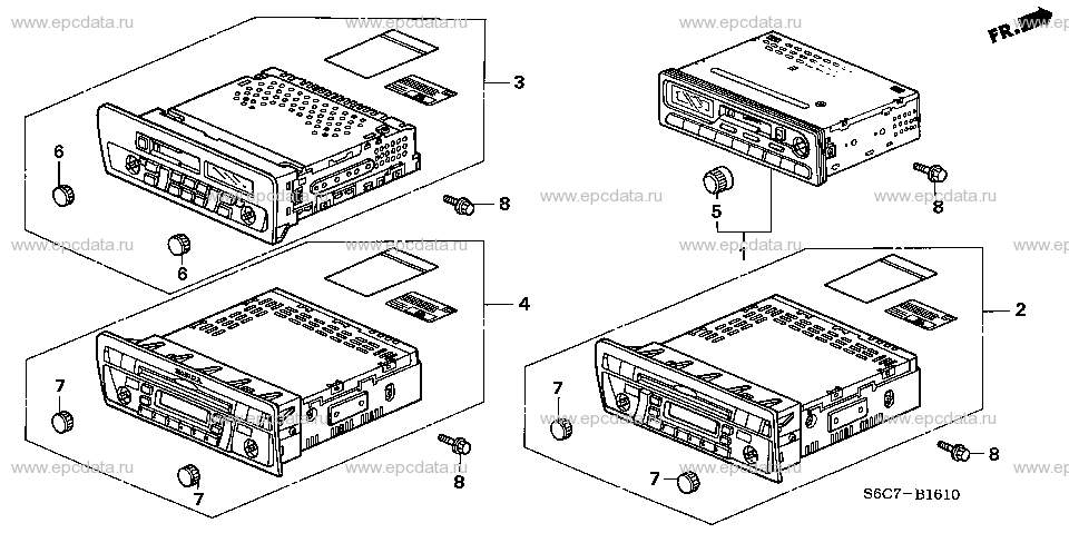 Parts scheme