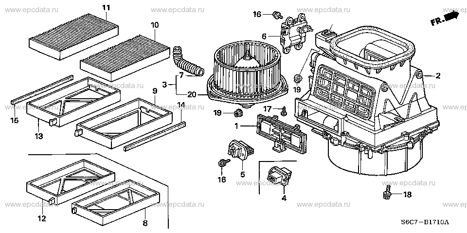 Parts scheme