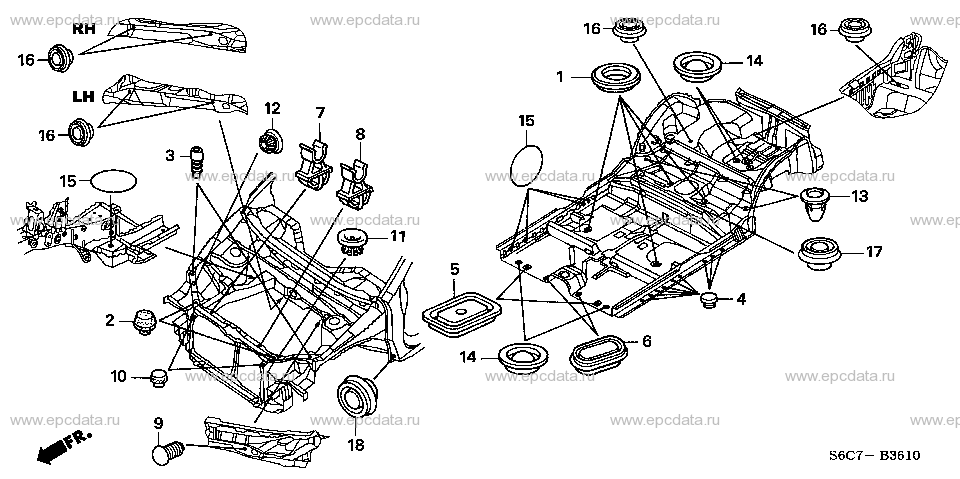 Parts scheme