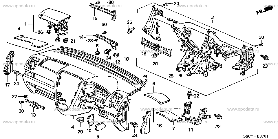 Parts scheme