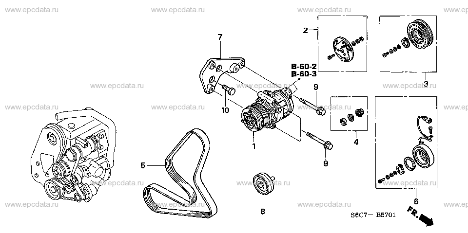 Parts scheme