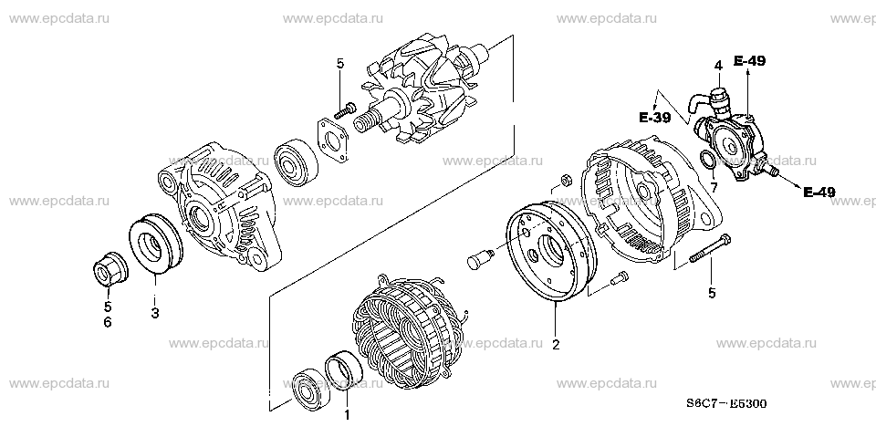 Parts scheme