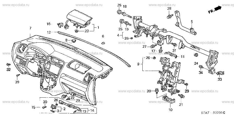 Parts scheme